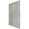 Ekena Millwork 19 5/8in. W x 19 5/8in. H Asher EnduraWall Decorative 3D Wall Panel Covers 2.67 Sq. Ft. WP20X20AHAGX - alternate 5